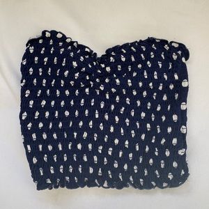 UO ruched tube top XS